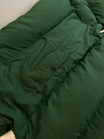 ラコステ LACOSTE バックステッチショートダウンジャケット 緑 BH4484 FR52 ジャケット グリーン 101MT-5011