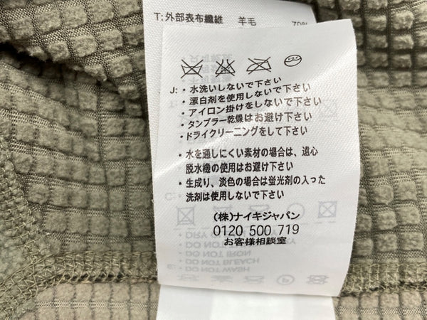 ナイキ NIKE エーシージー ACG 00s 90s パーカー フーディ ジップアップ ダブルジップ ウール WOOL 毛 テック系 ギミック タイ製 ベージュ系 カーキ系 パーカ ベージュ Mサイズ 104MT-1977