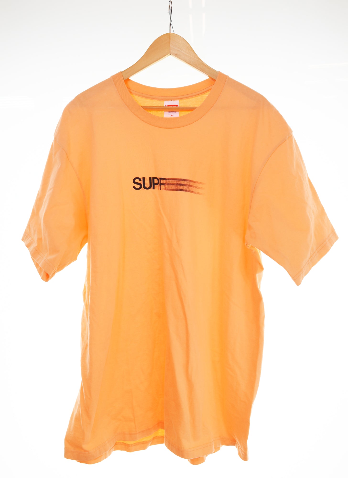 シュプリーム SUPREME 22SS Motion Logo Tee ロゴT Tシャツ オレンジ