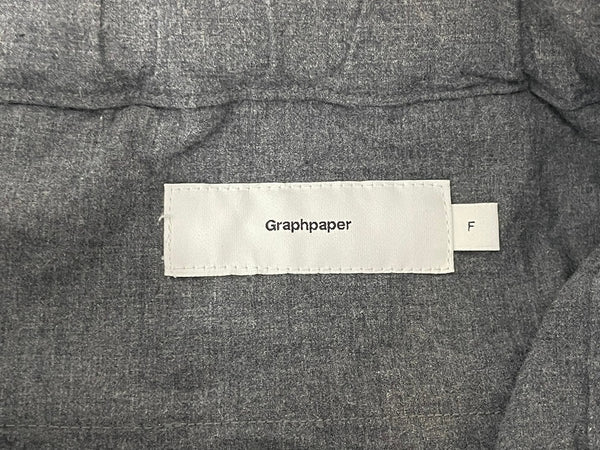 グラフペーパー Graphpaper 16SS Hi-densed Cotton Original Wide Slacks GPS16-LPT03 グレー F 601MB-16