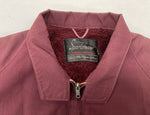 シアーズ Sears 70's 80's Vintage ヴィンテージ スウィングトップ スポーツジャケット ボア TALON Zipper えんじ色 サイズ38 ジャケット 無地 ワインレッド 104MT-1041