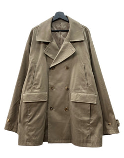 シュタイン stein 22SS OVERSIZED DOUBLE BREASTED HALF COAT オーバーサイズ ダブル ハーフ コート アウター ジャケット 茶 ST.343-1 コート 無地 ベージュ Mサイズ 104MT-2119