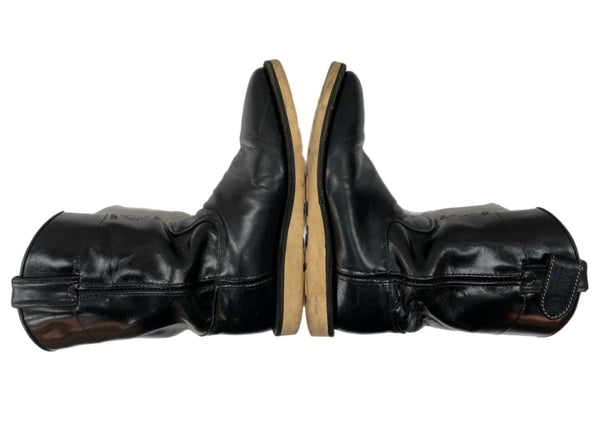 チペワ CHIPPEWA WELLINGTON BOOTS ウェリントン ブーツ ウエスタン Vibramソール ロング 黒 メンズ靴 ブーツ ウエスタン ブラック サイズ 8 1/2E 104S-1077