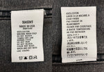 イージー YEEZY SEASON 5 DENIM JACKET デニム ジャケット ワーク オーバーサイズ Gジャン アウター 灰 ジャケット 無地 グレー XLサイズ 104MT-1705