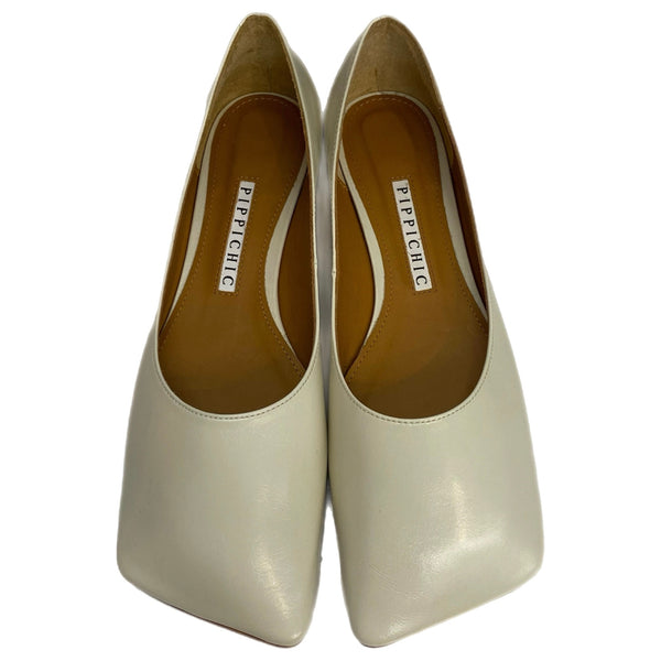 ピッピシック PIPPICHIC LINDA FLAT 5 PP21-LINDA レディース靴 パンプス ホワイト 36サイズ 201-shoes1282
