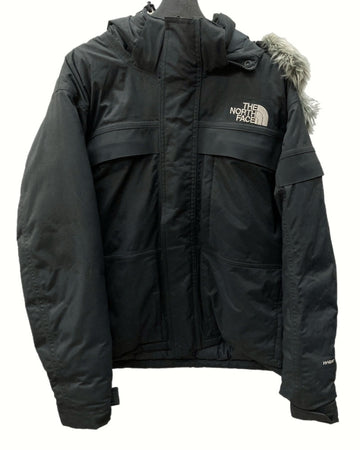 ザノースフェイス THE NORTH FACE ICE JACKET アイスジャケット DOWN ダウンジャケット NYLON ナイロン ファー 刺繍 BLACK 黒 ND01611 ジャケット ロゴ ブラック Mサイズ 104MT-716