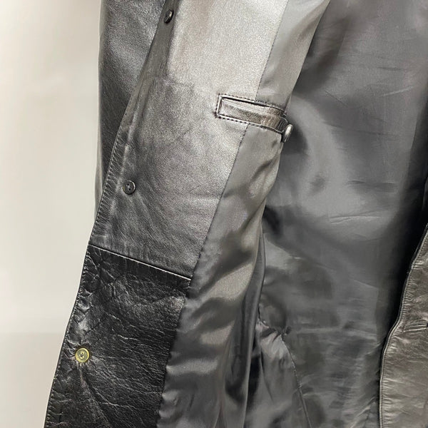 【曜日割引対象外】 ワイツーレザー Y'2 LEATHER AMPLIFIER ホースレザー テーラードジャケット ジャケット ブラック 36サイズ 201MT-4538 VB