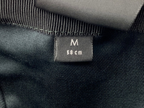 グッチ GUCCI GG LOGO BASEBALL CAP ロゴ ベースボール キャップ 刺繍 ハット 黒 帽子 メンズ帽子 キャップ ロゴ ブラック Mサイズ 104H-52