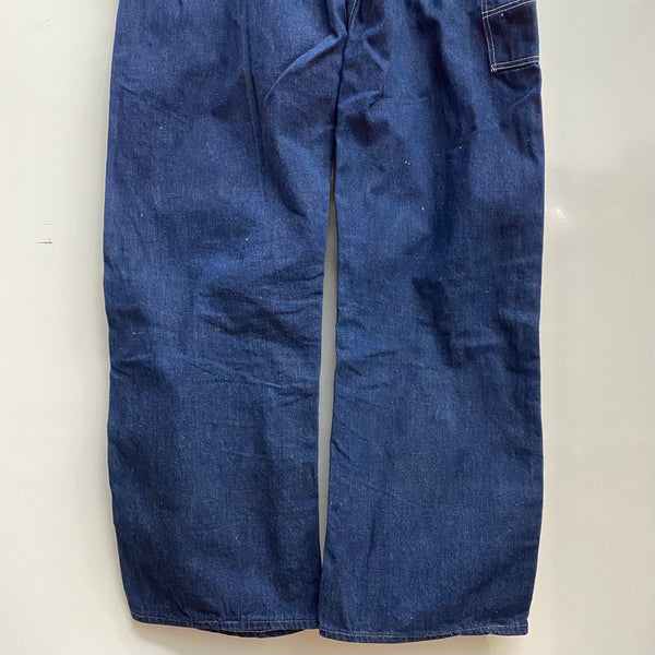 【曜日割引対象外】 ヴィンテージ vintage 30's 40's PIONNER デニム つなぎ・オーバーオール ブルー 201MB-1201 VB