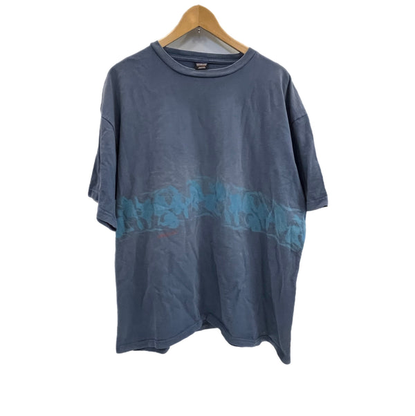 パタゴニア PATAGONIA 90's 90年代 雪なしタグ カヤックプリント  USA製 アメリカ製 青 vintage ヴィンテージ XL Tシャツ ブルー LLサイズ 101MT-4721