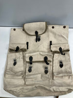 ミリタリー MILITARY 40'S 40年代 旧日本軍 リュック バックパック 旧日本軍 大日本帝国陸軍 当時物 実物 帆布 本革 VINTAGE ヴィンテージ バッグ メンズバッグ バックパック・リュック ベージュ 101bag-203