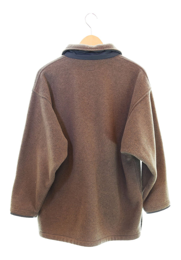 パタゴニア PATAGONIA 96年製 90s 90's 90年代 USA製 シンチラ シャーリング コート ウィメンズ企画 フリースジャケット ユーカリカラー ジャケット ブラウン Mサイズ 103MT-1889
