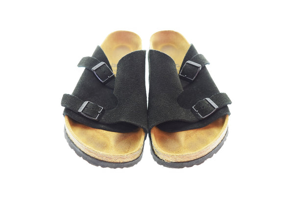ビルケンシュトック BIRKENSTOCK Zurich チューリッヒ カーフスエード ソフトフットベッド メンズ靴 サンダル その他 ブラック 26.5cm 103S-964