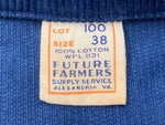ヴィンテージ vintage 70s 70年代 FFA NATIONAL IOWA ファーマーズジャケット コーデュロイ TALON ZIP Lot100 サイズ 38 ジャケット 刺繍 ネイビー 104MT-1854