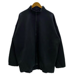 無印良品 MUJI Labo 尾花期 二重編みスウェット ZIPUP プルオーバー パンツ スーツ・セットアップ ブラック XLサイズ 201MT-3939