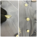 【曜日割引対象外】 ヴィンテージ vintage 50's WESTWARD-HO 刺繍 オープンカラーシャツ 長袖シャツ ブルー Mサイズ 201MT-4885 VB