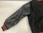バトウィン BUTWIN 80's 80年代 黒タグ ウールメルトン スタジャン varsity jacket  袖レザー アメリカ製 MADE IN USA VINTAGE ヴィンテージ   ジャケット ブラック Sサイズ 101MT-5018