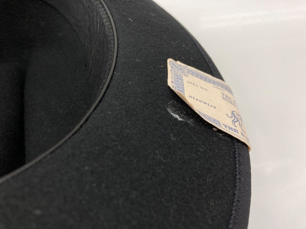 ザエイチダブリュードッグアンドコー THE H.W.DOG&CO. POINT-H ポイント ハット ティアドロップ型 中折れ リボン トラベル 帽子 黒 D-00008 帽子 メンズ帽子 ハット ロゴ ブラック 104H-44