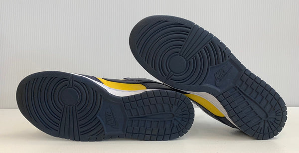 ナイキ NIKE DUNK LOW RETRO MICHIGAN VARSITY MAIZE ダンク ロー レトロ ミシガン バーシティ メイズ DD1391-700 メンズ靴 スニーカー ロゴ ネイビー 26.5cm 201-shoes834