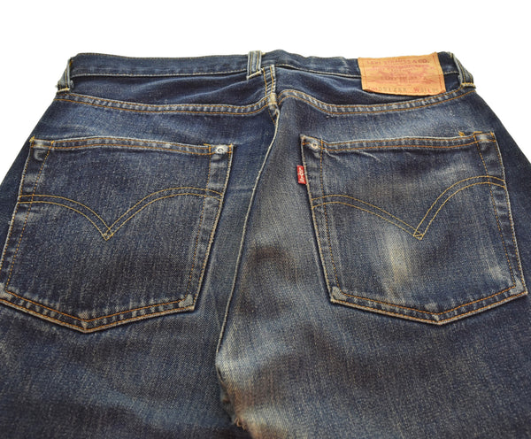 リーバイス Levi's 90s 551ZXX バレンシア工場 ボタン裏555 BIGE Made in USA 90's オフセット ビッグE USA製 デニム ブルー 31/36 103MB-646