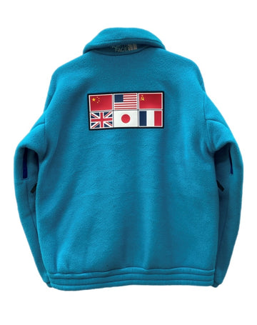 ザノースフェイス THE NORTH FACE Trans Antarctica Fleece Jacket トランス アンタークティカ フリース ジャケット ジップアップ アウトドア 青 NA72235 ジャケット ロゴ ブルー Mサイズ 104MT-1414