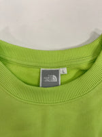 ノースフェイス THE NORTH FACE ヘザースウェットクルー トレーナー クルーネック シャープグリーン 黄緑 NTW12232 スウェット グリーン Lサイズ 101LT-227