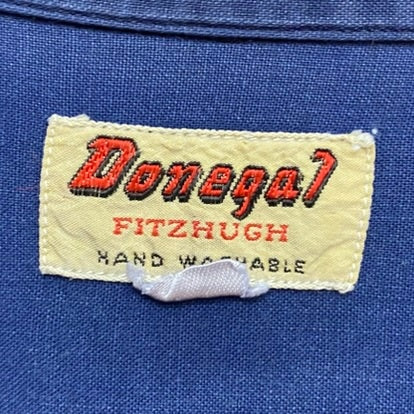 【曜日割引対象外】 ヴィンテージ vintage 40's~ 長袖シャツ ブルー 201MT-3530 VB