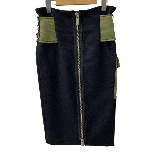 美品　サカイ　Sacai ゴールド　ベージュ　ジッパー　デザイン　膝丈スカート￼ sacai - 【美品】 sacai / サカイ | ZIP Suiting Skirt ロング