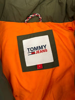 トミー・ヒルフィガー TOMMY HILFIGER BLOCKED PUFFER JACKET ブロックパファージャケット DM0DM11207 ジャケット カーキ Lサイズ 101MT-5088