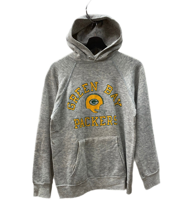 チャンピオン Champion 80s 80年代 トリコタグ NFL GREEN BAY PACKERS フットボール Vintage ヴィンテージ USA製 霜降り 灰色 パーカ プリント グレー 104MT-1761