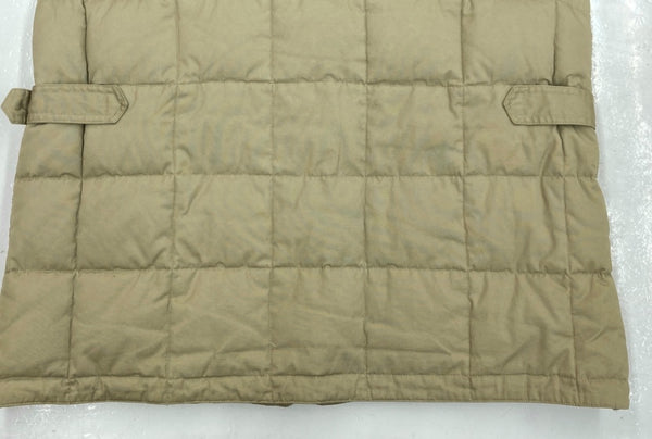 ダブルアールエル RRL QUILTING DOWN Jacket キルティング ダウン ジャケット 襟ボア ジップアップ 三ツ星タグ USA製 Ralph Lauren 薄茶 C-TK1247 ジャケット 無地 ベージュ Sサイズ 104MT-1374