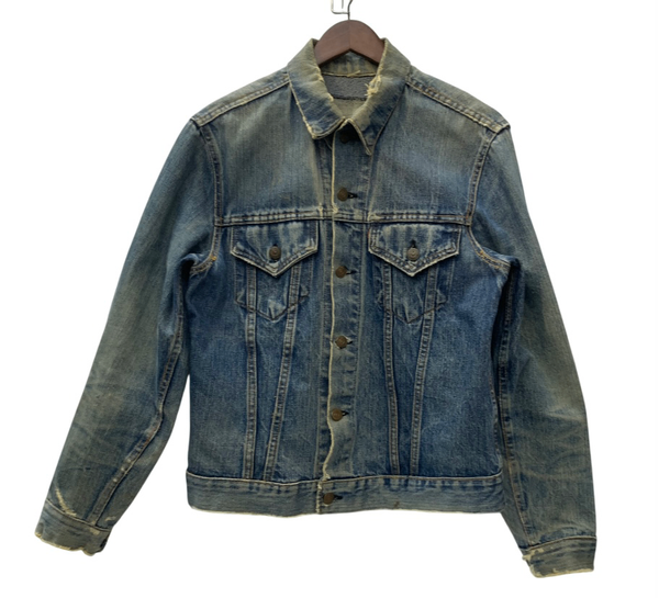 【曜日割引対象外】 リーバイス Levi's 70's 70505 4th USA製 ボタン裏524 デニム ジャケット ブルー 201MT-3171 VB