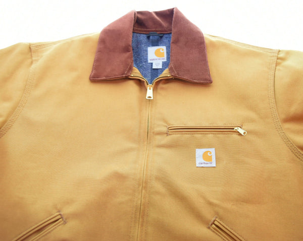 カーハート Carhartt USA製 DETROIT JACKET デトロイト ジャケット 茶 ジャケット ブラウン Lサイズ 103MT-1383