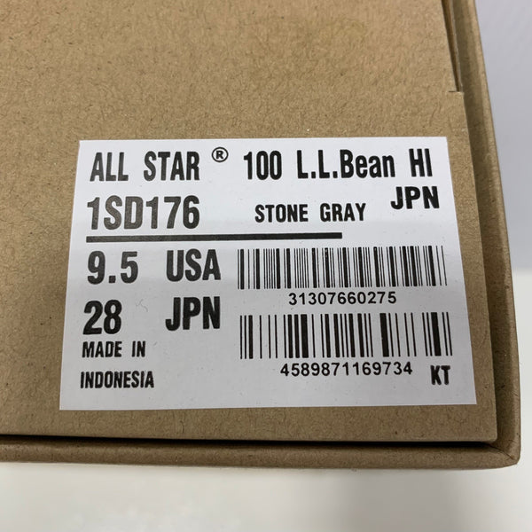 コンバース CONVERSE ALL STAR 100 L.L.Bean HI コラボ 1SD176 メンズ靴 スニーカー グレー 28cmサイズ 201-shoes1581