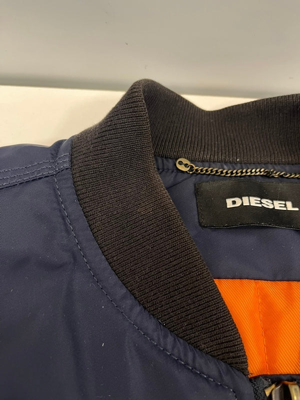ディーゼル DIESEL MA-1 ナイロンジャケット ジャンパー ブルゾン  ジャケット ネイビー Mサイズ 101MT-4613