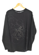 ヨウジヤマモト YOHJI YAMAMOTO BLACK Scandal Yohji Yamamoto 昆虫 プリント 長袖Tシャツ HC-T08-073  3 ロンT ブラック 103MT-3287