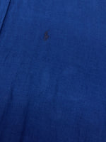 ラルフローレン RalphLauren 90s BLAKE LINEN S/S SHIRT リネン 半袖 シャツ ボタンダウン 刺繍 ショートスリーブ 青 半袖シャツ ワンポイント ブルー XLサイズ 104MT-2050