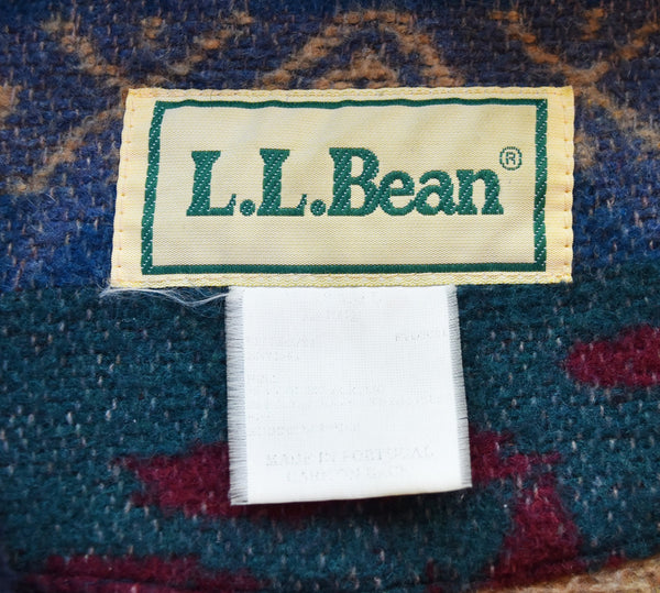 エルエルビーン L.L.Bean 80s ノルディック柄 パーカー Made in Portugal 80's スキー柄 ポルトガル製 ジャケット マルチカラー 103MT-3351