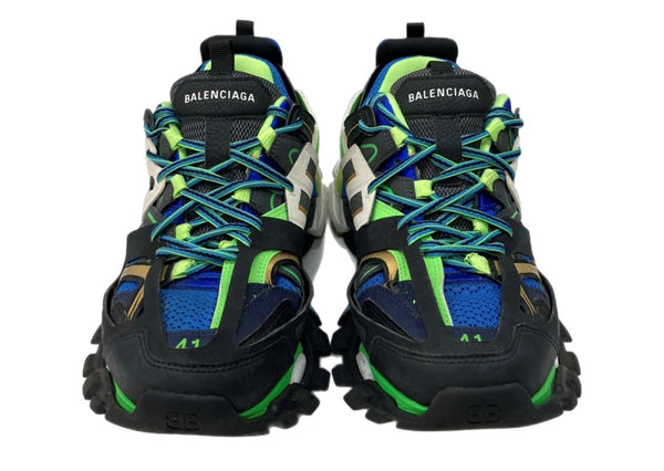 バレンシアガ BALENCIAGA Track Sneaker トラック スニーカー スポーツ メッシュ ローカット シューズ 青 542023 メンズ靴 スニーカー ブルー 27cm 104S-1078