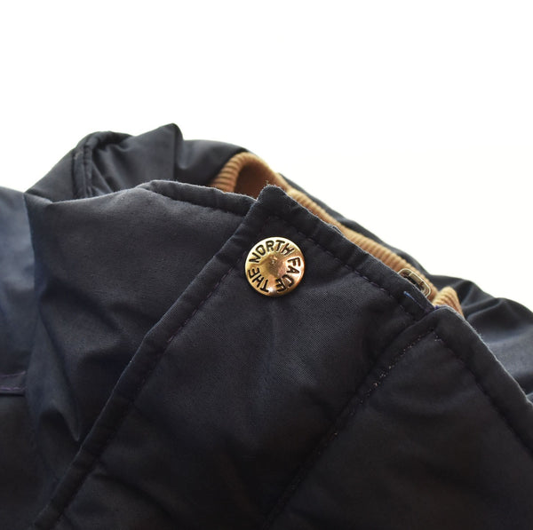 ノースフェイス THE NORTH FACE 80年代 茶タグ DOWN JACKET ダウンジャケット GORE TEX ゴアテックス MADE IN USA  ジャケット ネイビー 103MT-2444