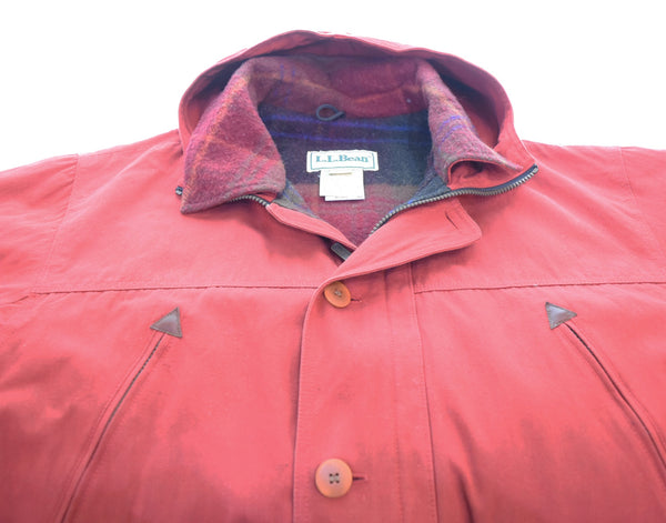 エルエルビーン L.L.Bean 90s キャンバスマウンテンパーカー 90's ウールライナー ジャケット レッド Mサイズ 103MT-3557