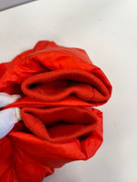 ピレネックス Pyrenex MARGAUX Down Jacket マルゴー ジップアップダウンジャケット ダウンコート  朱色系 ビビッドカラー フード付き HWM001 ジャケット サイズ36 101LT-152