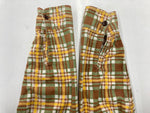 ヴィンテージ vintage 50s～ 50年代 PENNY'S ペニーズ プリントネル プリネル オープンカラー 開襟 サイズ 18 長袖シャツ チェック マルチカラー 104MT-1304