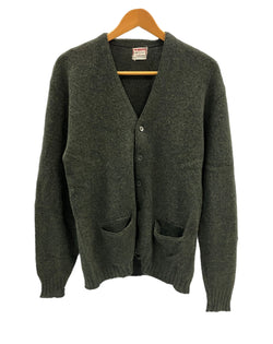 マックレガー McGREGOR 60's 60年代 モヘア混 カーディガン ポケット付き MADE IN USA アメリカ製 VINTAGE ヴィンテージ カーディガン グリーン Lサイズ 101MT-5189