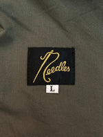 ニードルス Needles H.D.PANTS ヒザデル パンツ カーゴタイプ ジップフライ ドロスト 蝶 ズボン 緑 無地 NS236 カーゴパンツ カーキ Lサイズ 104MB-168