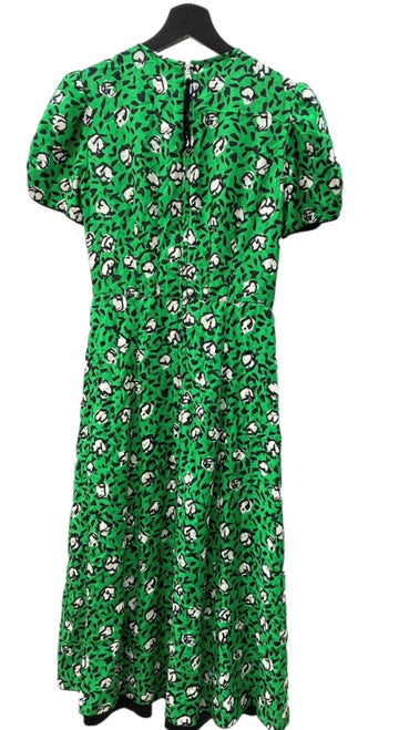 マークジェイコブス MARC JACOBS スペシャルリバイバルライン SOFIA LOVES ソフィア ラブス 40's ロングワンピース DRESS ドレス SILK シルク 絹 リボン スパンコール GREEN 緑 M4008060 ワンピース プリント グリーン SIZE00 104LT-96