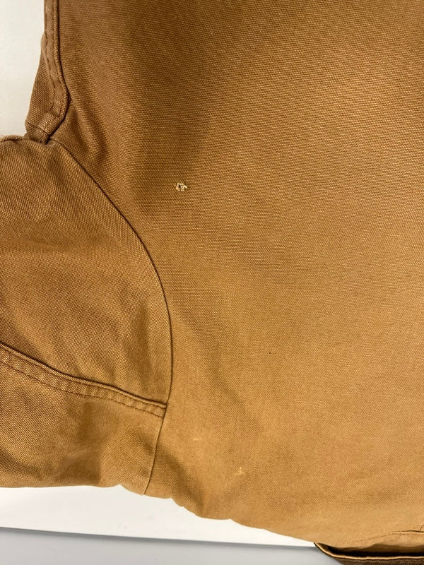 ディッキーズ Dickies 90s 90's 90年代 ダック地 カバーオール VINTAGE ヴィンテージ 襟コーデュロイ 裏地ブランケット 茶 42 ジャケット ベージュ 101MT-5165