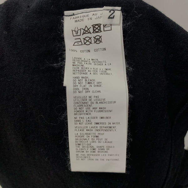 ブラックスキャンダルヨウジヤマモト BLACK Scandal Yohji Yamamoto BS 13歳横PT半袖 NN-T34-097 Tシャツ ブラック 2サイズ 201MT-3954