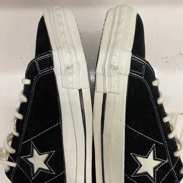 【曜日割引対象外】 コンバース CONVERSE 90's ONE STAR SUEDE デッドストック USA製 7 1/2 メンズ靴 スニーカー ブラック 25.5cmサイズ 201-shoes1512 VB