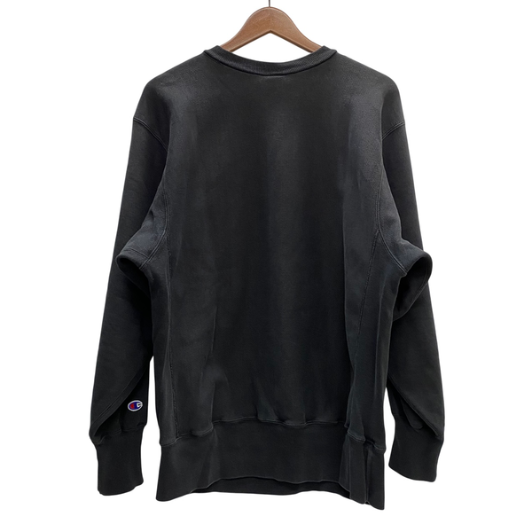 【曜日割引対象外】 チャンピオン Champion 90's REVERSE WEAVE リバースウィーブ IOWA カレッジ メキシコ製 スウェット ブラック XLサイズ 201MT-4513 VB